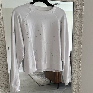 Electric & Rose White Ronan Galaxy Sweatshirt